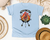 Master Of The Meat Dad Grey 4 graphic tee in Chambray