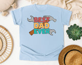 Best Dad Ever Grey 2 graphic tee in Chambray