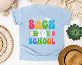Welcome Back To School Pencil graphic tee in Chambray