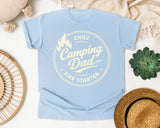 Chief Camping Dad Fire Starter Classic graphic tee in Chambray