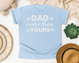 Dad Cooler Than Yours Classic graphic tee in Chambray