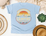 Father And Son Camping Buddies For Life graphic tee in Chambray