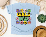 Girls Dad graphic tee in Chambray