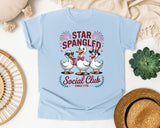 Star Spangled Social Club Since 1776 graphic tee in Chambray