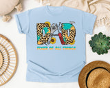 Dad Fixer Of All Things Grey graphic tee in Chambray