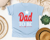 Dad To Be White 2 graphic tee in Chambray