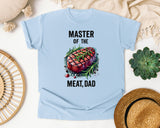 Master Of The Meat Dad Grey 2 graphic tee in Chambray