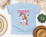 Im Ready To Crush 5th Grade Unicorn graphic tee in Chambray