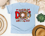 We Caught The Best Dad graphic tee in Chambray