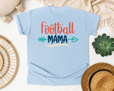 Football Mama Arrow graphic tee in Chambray