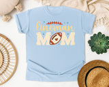 Lineman Mom graphic tee in Chambray