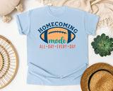 Homecoming Mode All Day Every Day graphic tee in Chambray