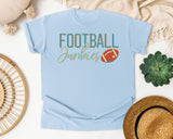 Football Junkies graphic tee in Chambray