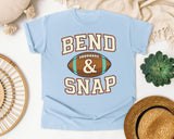 Bend And Snap Football graphic tee in Chambray