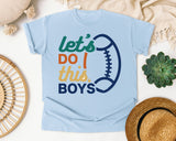 Lets Do This Boys Ball graphic tee in Chambray