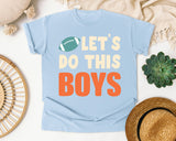 Lets Do This Boys Bold graphic tee in Chambray
