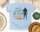 Ill Always Be Your Biggest Fan Player graphic tee in Chambray