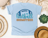 Football Godmother graphic tee in Chambray