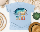 Football Gigi graphic tee in Chambray
