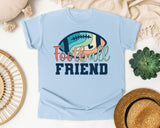 Football Friend graphic tee in Chambray
