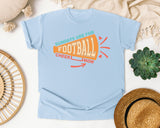 Sundays Are For Football Cheer Mom graphic tee in Chambray