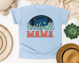 Football Mama Arch graphic tee in Chambray