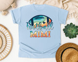 Football Mimi graphic tee in Chambray