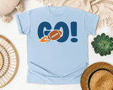 Go Football Rocket graphic tee in Chambray