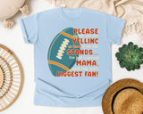 Please Excuse Me For Yelling From The Stands graphic tee in Chambray
