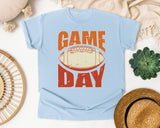 Game Day Orange Bold graphic tee in Chambray