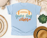 Game Day Vibes Script graphic tee in Chambray