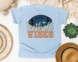 Football Vibes Orange Ball graphic tee in Chambray
