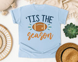 Tis The Season Football graphic tee in Chambray