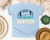 Football Sister Cream graphic tee in Chambray