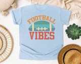 Football Vibes Red graphic tee in Chambray