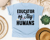Educator Of Tiny Humans Pen graphic tee in Chambray