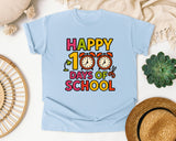 Happy 100 Days Of School Scissors graphic tee in Chambray