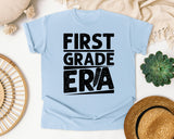 First Grade Era graphic tee in Chambray