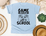 Game Over Back To School Controller Bold graphic tee in Chambray