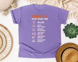 Violet Comfort Colors t-shirt