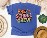 Preschool Crew Bow graphic tee in Flo Blue