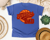 Terriers Basketball Dad graphic tee in Flo Blue