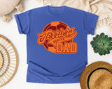 Terriers Soccer Dad graphic tee in Flo Blue