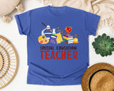 Special Education Teacher graphic tee in Flo Blue