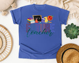 Future Teacher graphic tee in Flo Blue