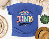Its A Good Day To Teach Tiny Humans graphic tee in Flo Blue