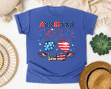 American Dad graphic tee in Flo Blue