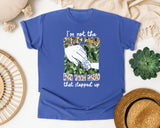 I'm Not The Step Dad I'm The Dad That Stepped Up graphic tee in Flo Blue
