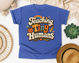 Teaching Tiny Humans Retro graphic tee in Flo Blue