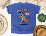 Amerisaurus graphic tee in Flo Blue